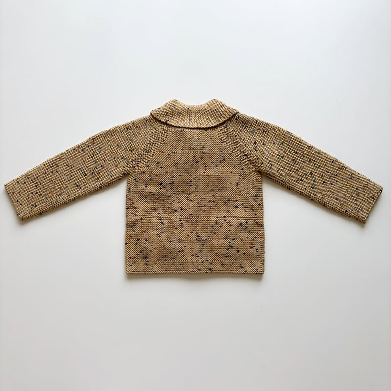 Misha & Puff Scout Cardigan - Camel confetti |
