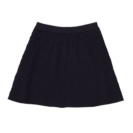 FUB Pointelle Skirt - dark navy