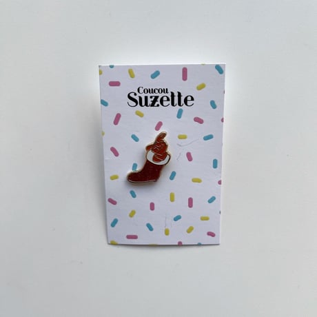 Coucou Suzette  Christmas Dachshund Pin