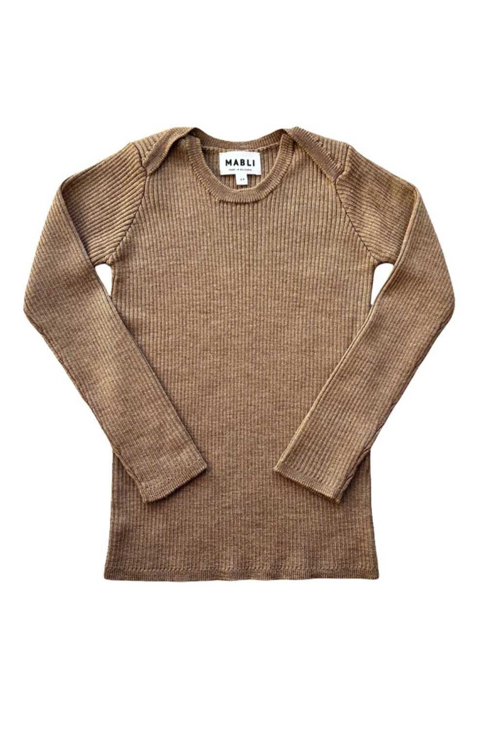 MABLI SYLFAEN SKINNY RIB - PECAN 12M.18M.2Y |...