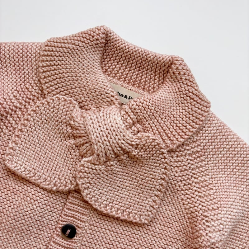 Misha & Puff Scout Cardigan - Faded Rose | Baby 