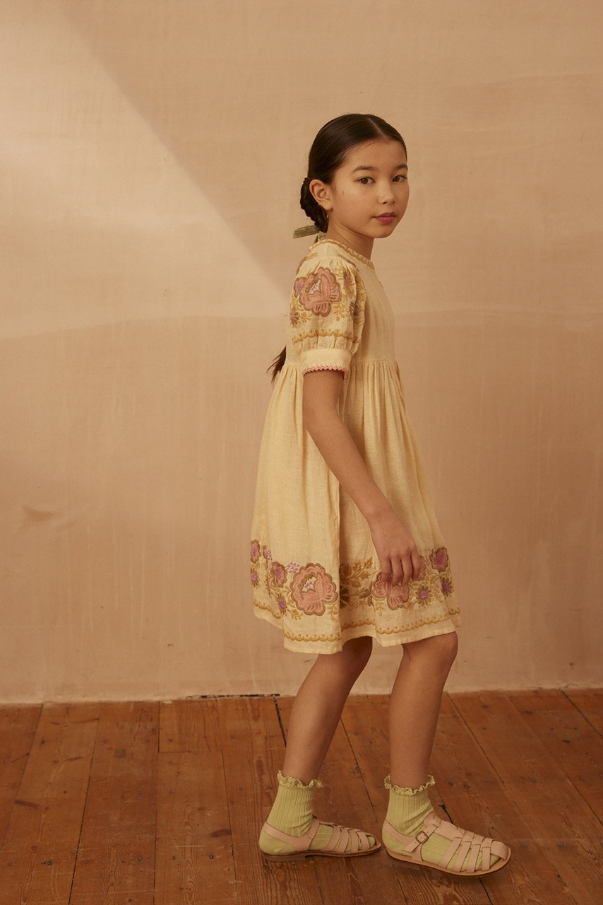 m*o様 apolina　アポリナ　Mya Dress　ワンピース　5-7y 新品】Apolina アポリナ ワンピース 5-7y ワンピース