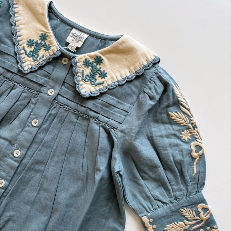 Apolina BETTE JUMPSUIT - BLUE PEBBLE | Baby St