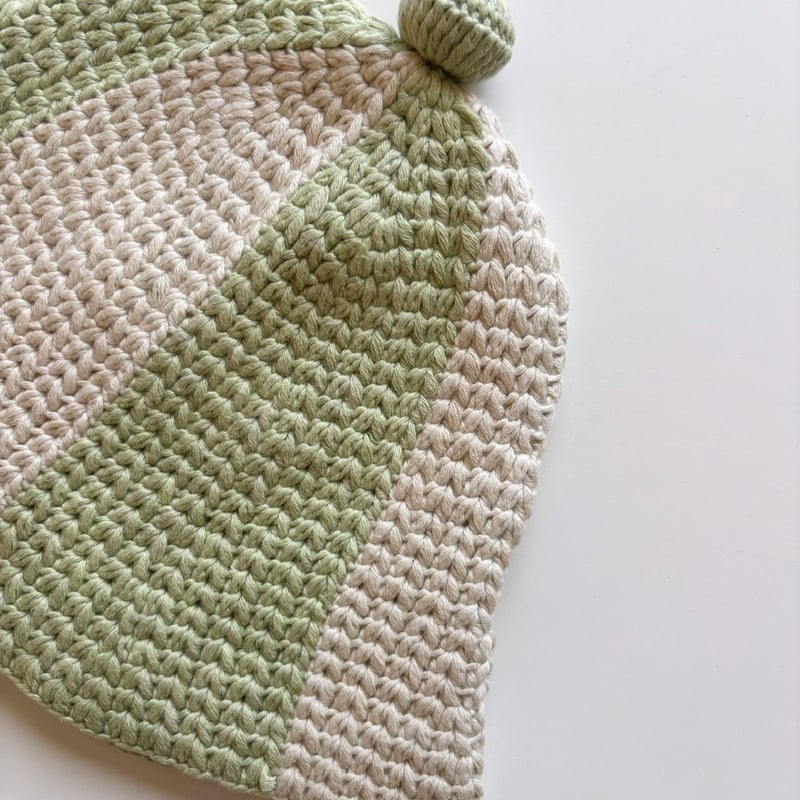 Misha & Puff BABY CROCHET TULIP HAT - AVENTURIN