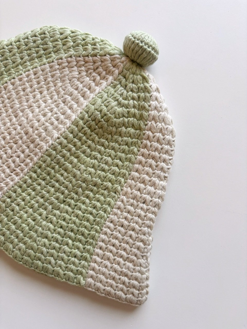 Misha & Puff BABY CROCHET TULIP HAT - AVENTURIN