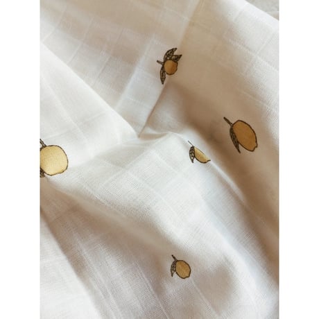 3 PACK MUSLIN CLOTH - LEMON  バラ売り