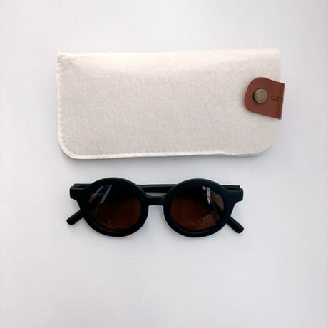 GRECH＆CO  Original Round  Bendable & Polarized Sunglasses - Black