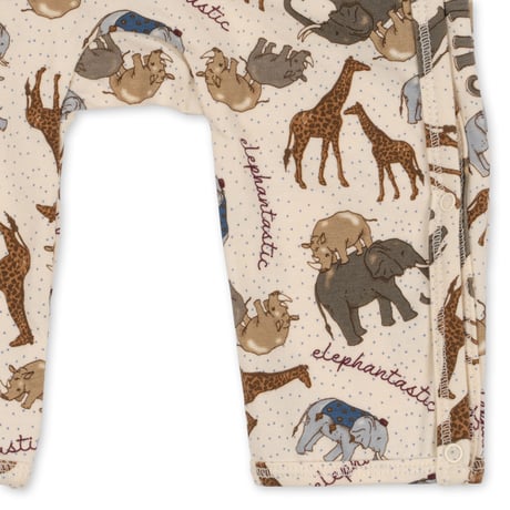 Konges Sløjd BASIC NEW BORN ONESIZE GOTS/ELEPHANTASTIC