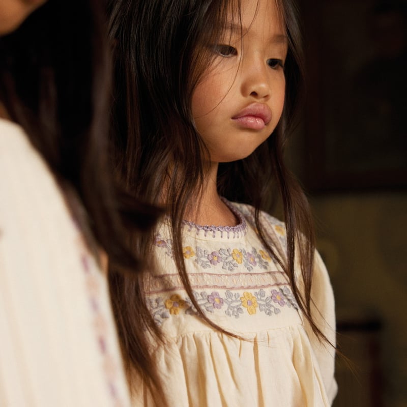 Apolina PATSY RIBBONS DRESS - CREAM | Baby Sty