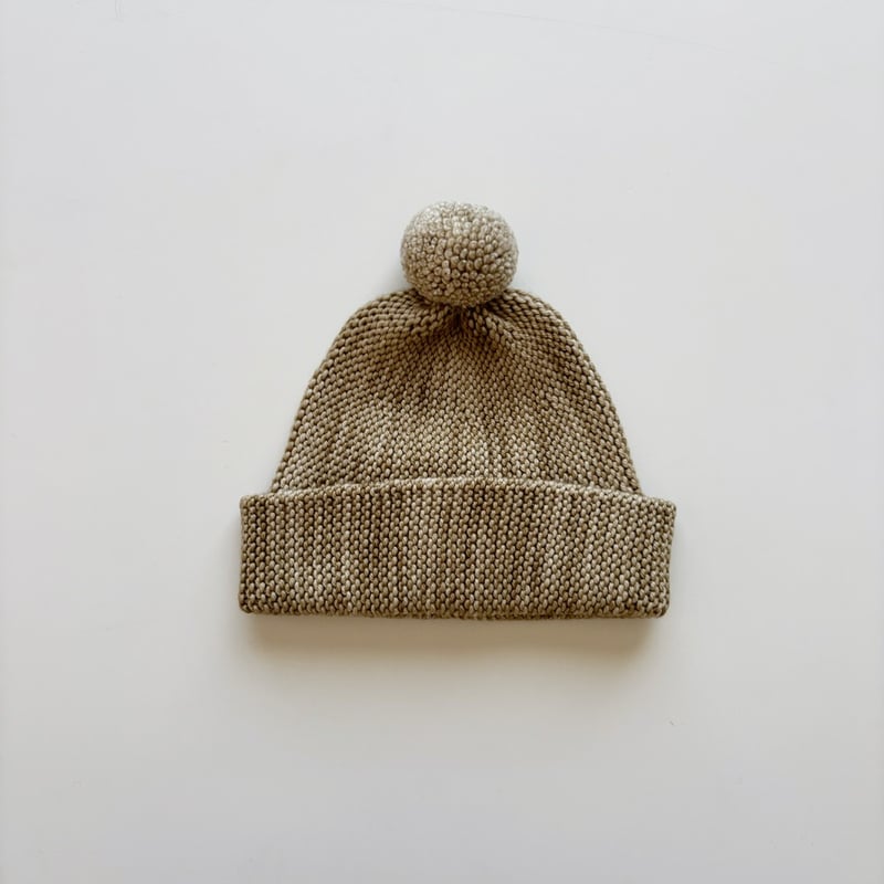 Misha & Puff Baby Garter Hat - Pebble | Baby St