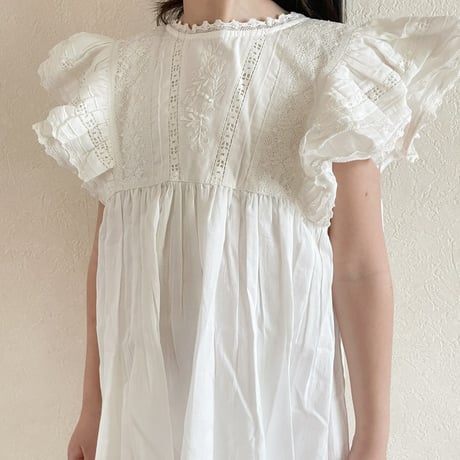 FAUNE  Zinnia Dress - Pure White