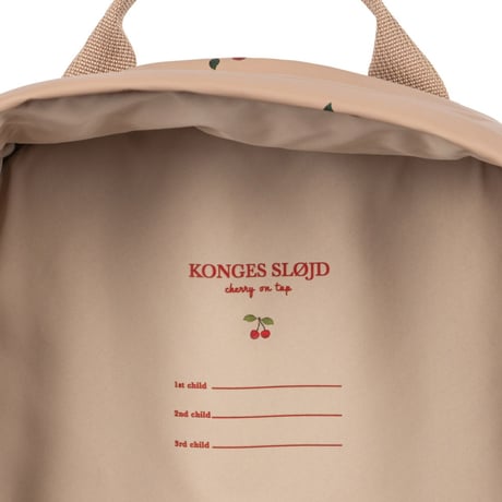 Konges Sløjd 　RAINY KIDS BACKPACK MIDI-CHERRY