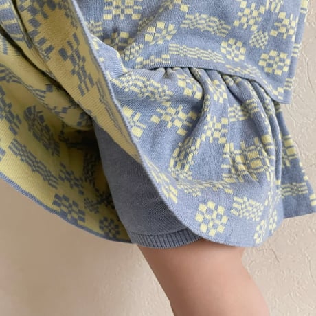 MABLI  BRITHLEN SKIRT - CHAMBRAY BLUE MELANGE