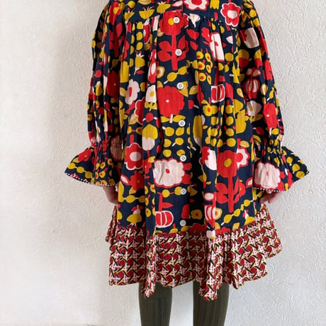 Misha & Puff Ruffle  Ingrid Dress -  Ink Playground