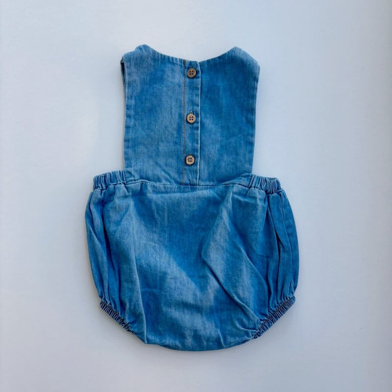 1+in the family デニムロンパース　24m 1+in the family]【LAST1！！】UMBERTO Baby Romper |