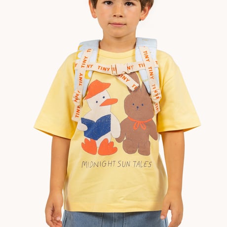 tiny cottons    READERS GRAPHIC TEE - mellow yellow