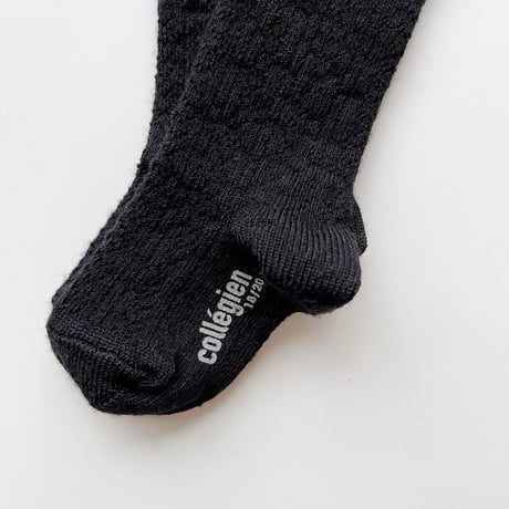 Collegien Adéle Pointelle Merino Wool Knee-high