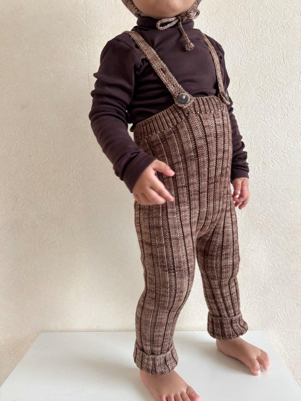 Misha & Puff Baby Rib Longies - Patina | Baby S