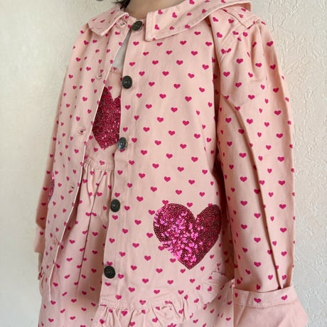 Konges Sløjd 　NOLA SEQUIN SHIRT JACKET GOT - BERRY COEUR