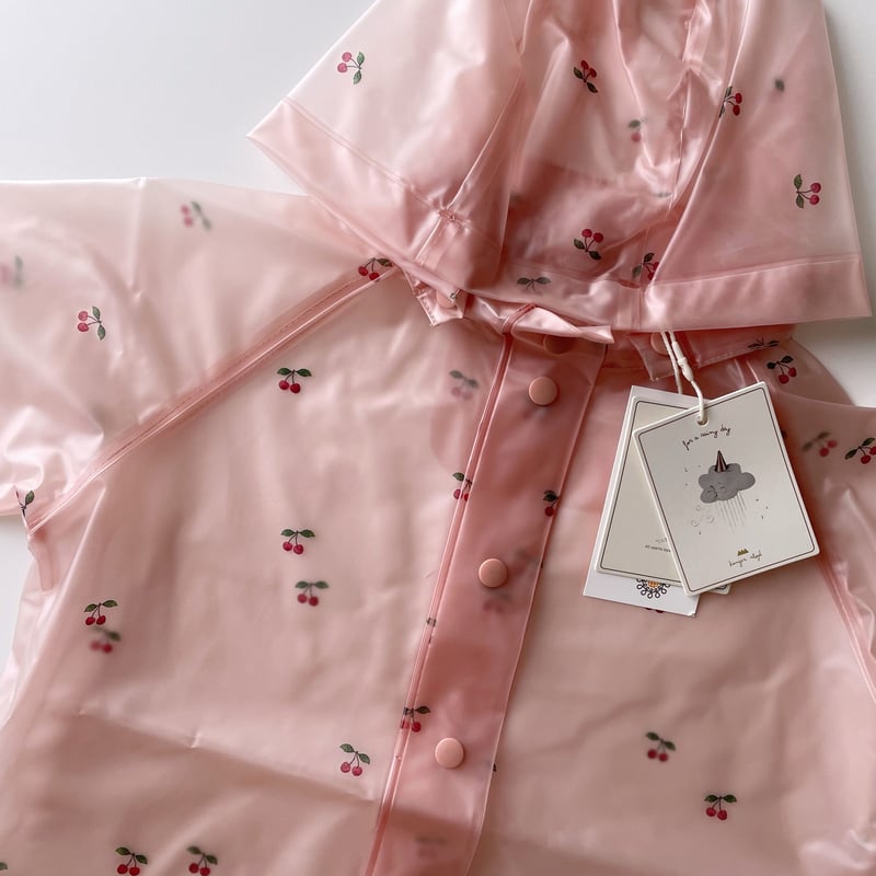 Konges Sløjd BRUME RAINCOAT - CHERRY BLUSH | Ba...