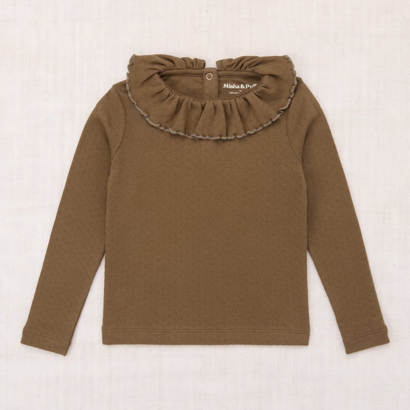 misha and puff パロマ 4y Misha & Puff Paloma Top - Nutshell | Baby