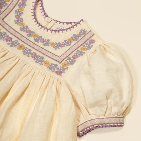 Apolina  PATSY RIBBONS DRESS - CREAM