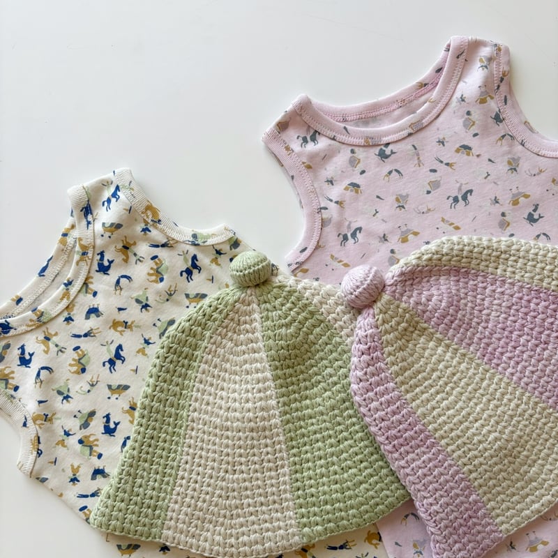 Misha & Puff BABY TANK ROMPER - MARZIPAN CIRCUS