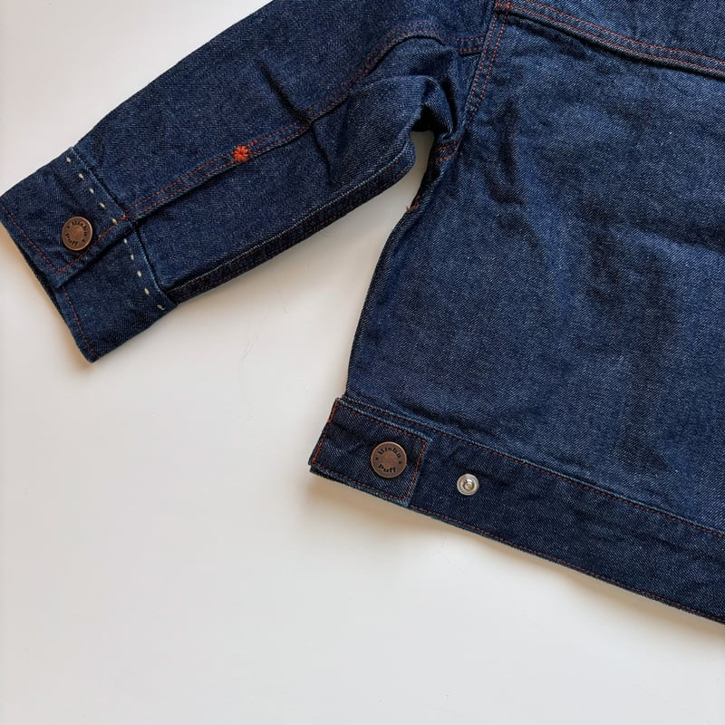 Misha & Puff Zip Jacket - Indigo Denim | Baby S