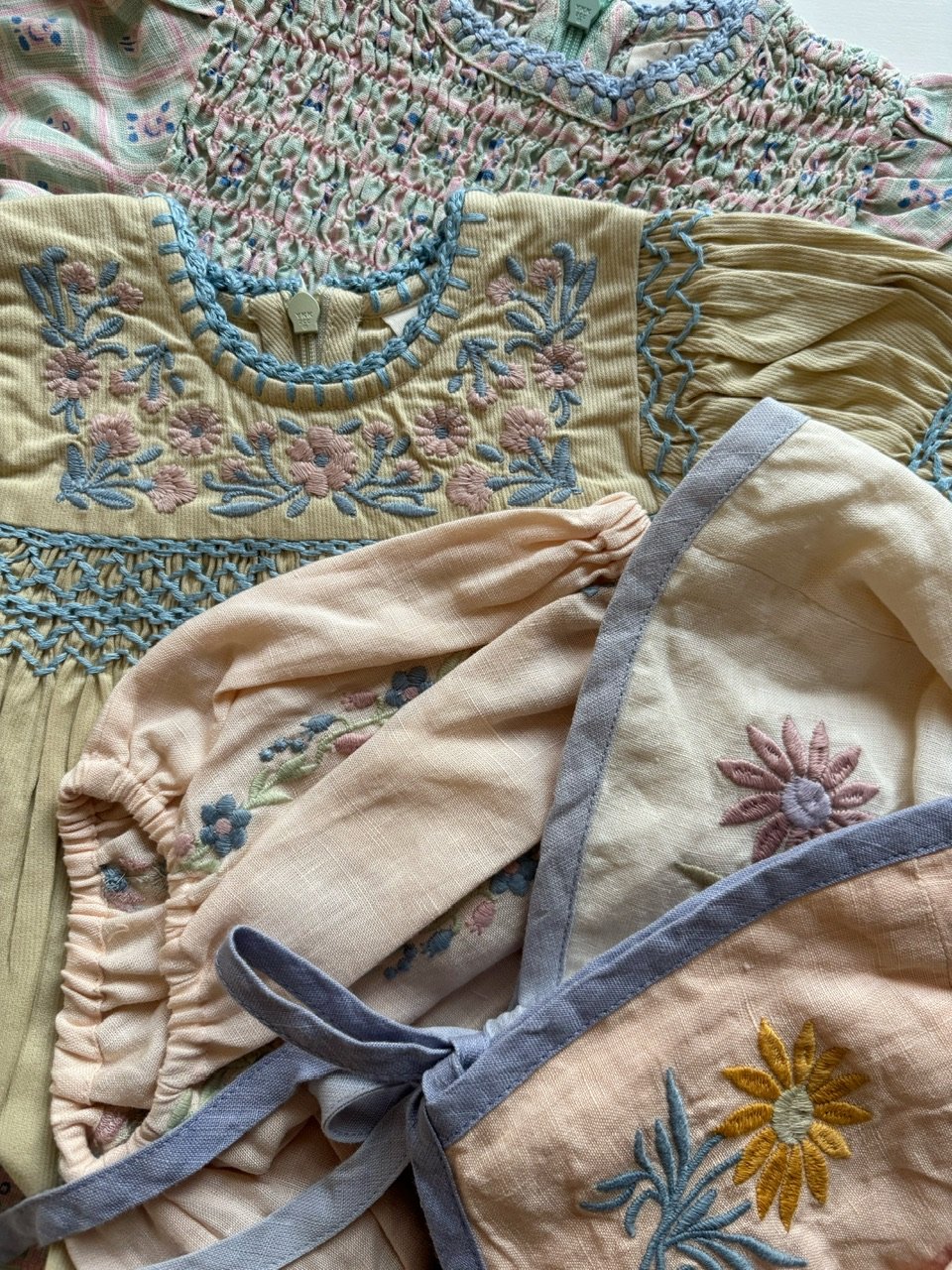 Apolina BABY NOEMIE DRESS - ROSEPANEL MINT | B