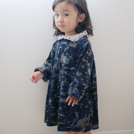 CARAMEL TILIA BABY DRESS 12M-2Y-TAPESTRY FLORAL BLUE
