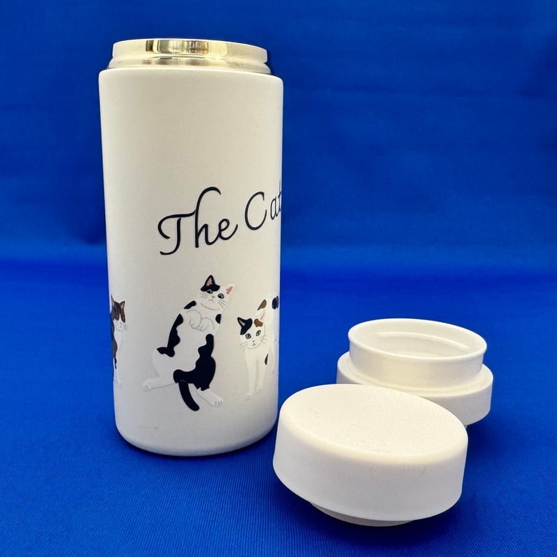ネコはどうしてカワイイの？ ステンレスボトル（200 ml）【受注生産