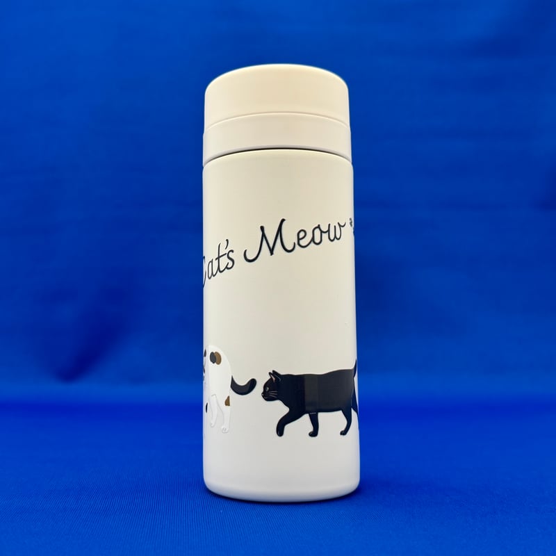 ネコはどうしてカワイイの？ ステンレスボトル（200 ml）【受注生産