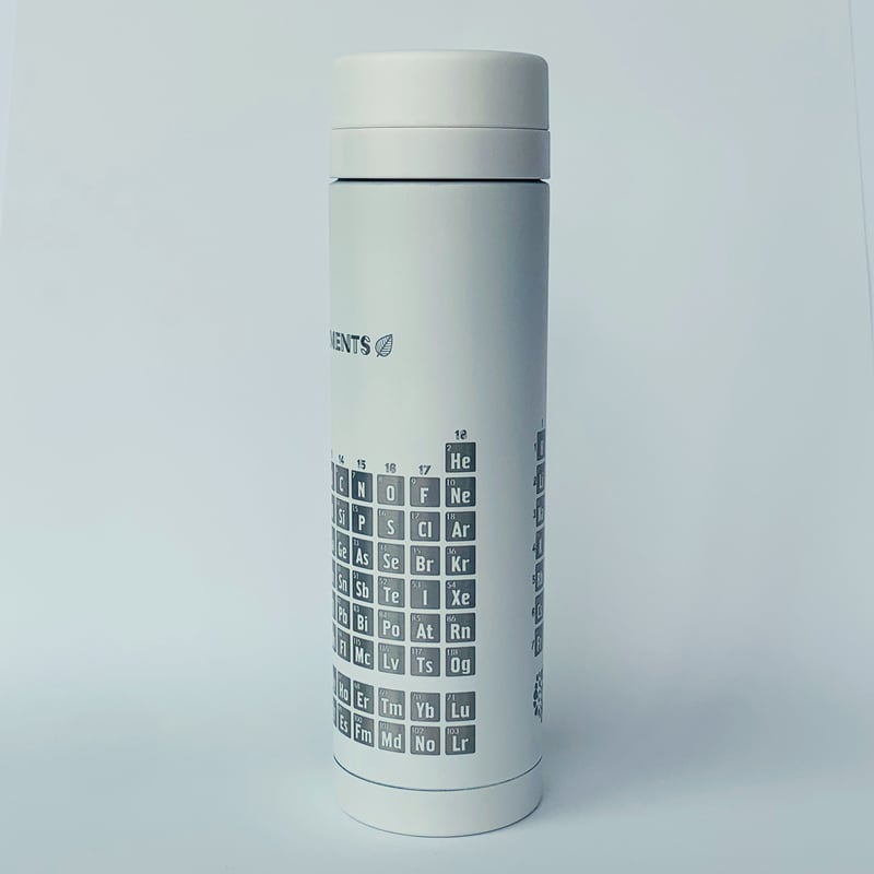 周期表サーモステンレスボトル（300 ml）【受注生産】 | 化学同人