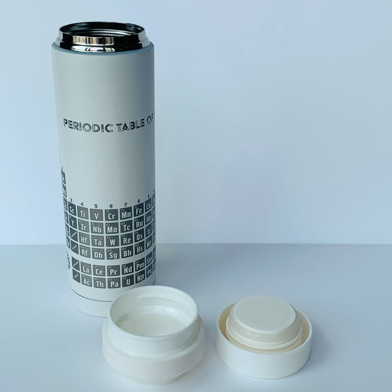周期表サーモステンレスボトル（300 ml）【受注生産】 | 化学同人