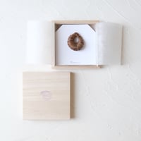 [MEMENTOS' select] Straw Crafts Brooch, Shizuku, Dark Brown (Kyoto) 藁ブローチ 雫 Dark Brown（京都）