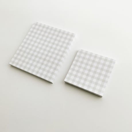【ギンガムチェックな付箋】小さいサイズ