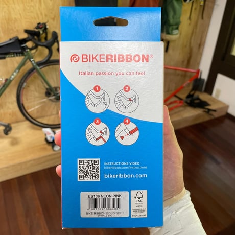 バーテープ　ネオンピンク　BIKE RIBBON　エオロソフト