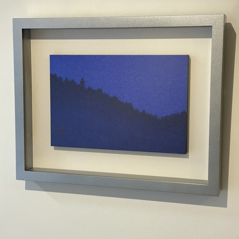 山﨑鈴子 [染まる刻、 P3号] | 画廊くにまつ青山 / gallery KUNIMATSU