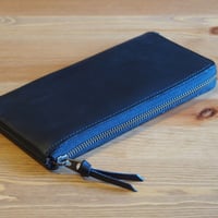 牛革 トスカーナ L字ファスナー 長財布 (キャメル) | THREE's STORE