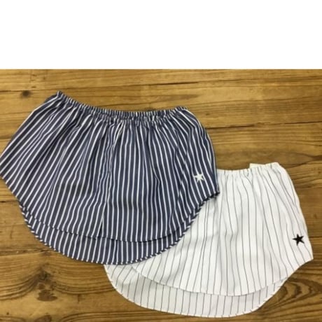 AnnaKelly  つけ裾　ストライプ