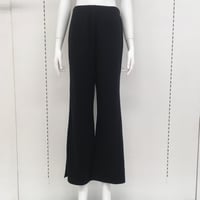 ニットワイドパンツブラウン