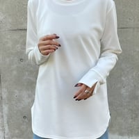 袖スリットロンT