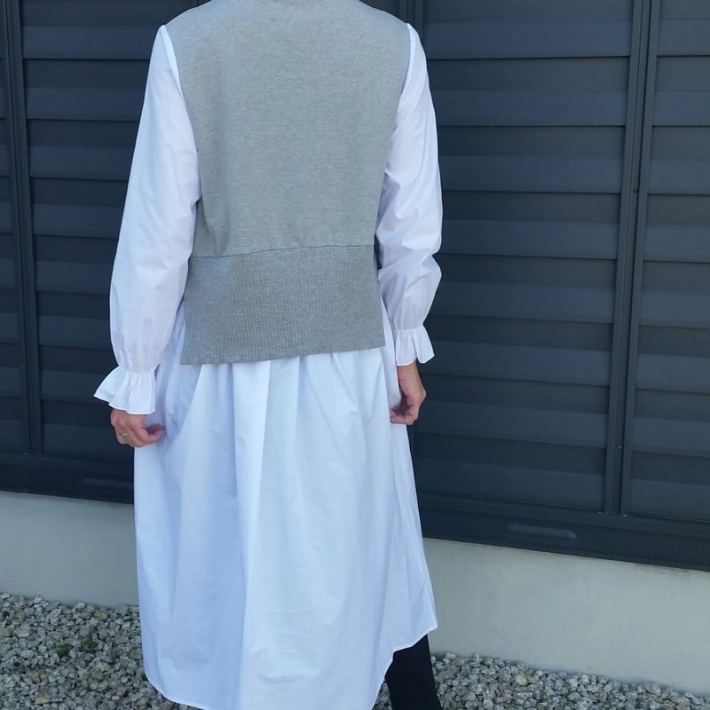 YARMO（ヤーモ）|Military Quilted Tabard Dress