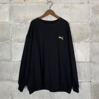 エンブレムスウェット　ブラック