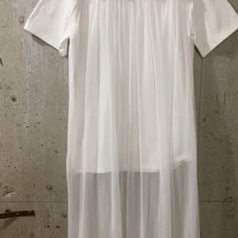 ロングチュールTシャツ | Rosier Doree