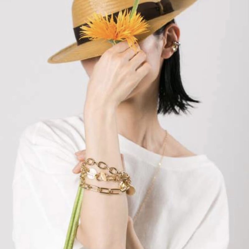 3連コインチェーンブレスレット | Rosier Doree