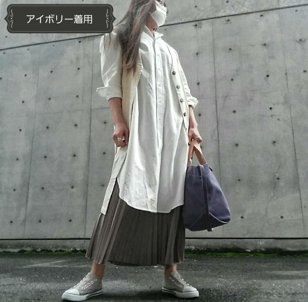 Mfil リネン混 ロングジレ 38 Mfil リネン混 ロングジレ 38 （M・fil 公式オンラインショップ）