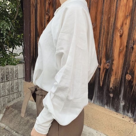 袖リブシャツ