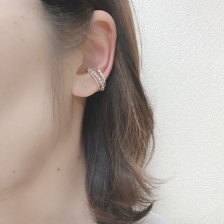 MIX ring ear cuff
