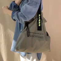 巾着エコバック　カーキ